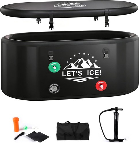 Black 146 gallon oval - ice, bath
