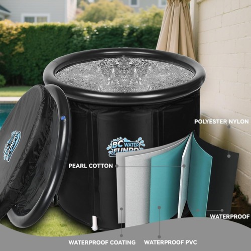 Portable ice bath tub - ice,