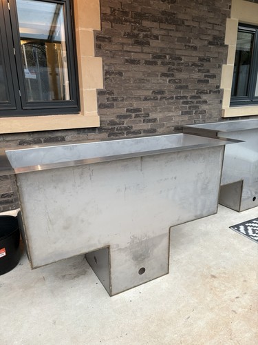 Stainless steel ice - stainless, bath