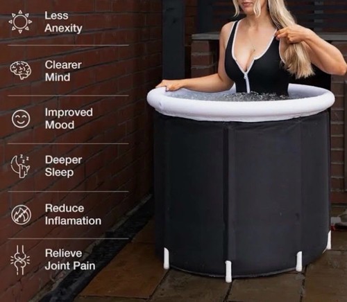 Large portable ice bath tub - ice,