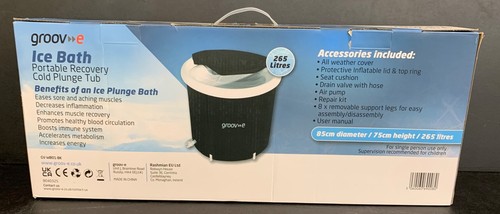 Groov ice bath portable - bath,