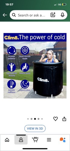 Clim8te ice bath portable - clim8te, cold