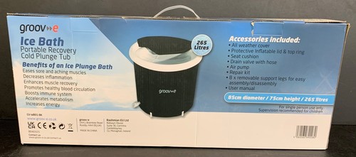 Groov ice bath - bath, portable