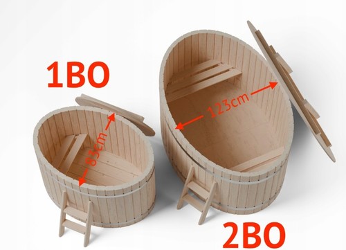Luxury wooden ice bath - luxury,